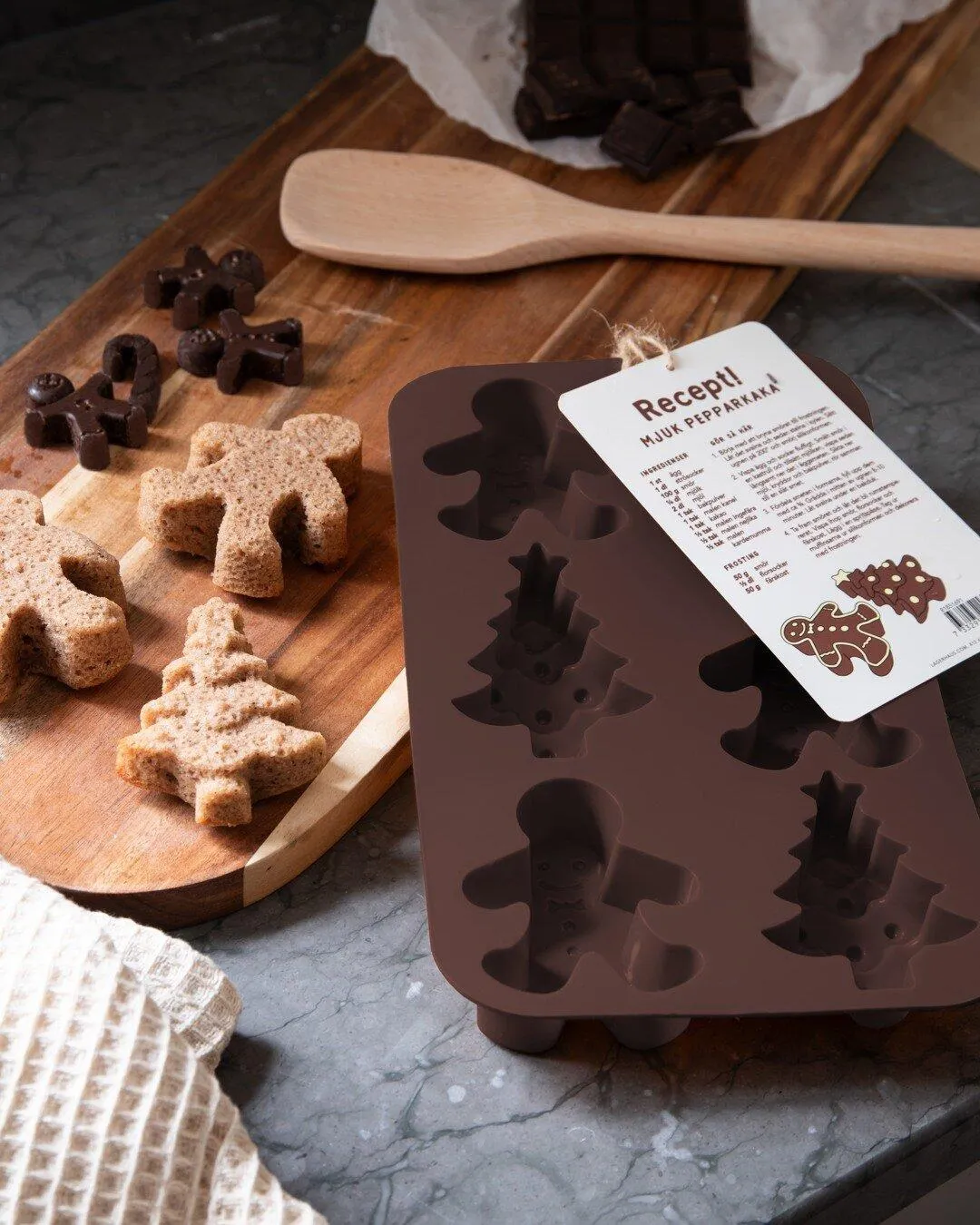 Muffinsform Xmas mörkbrun | Interiør på nett | Lagerhaus.no