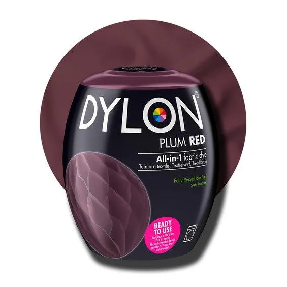 Dylon Pod All-in-1 tekstilfarge – Plum red