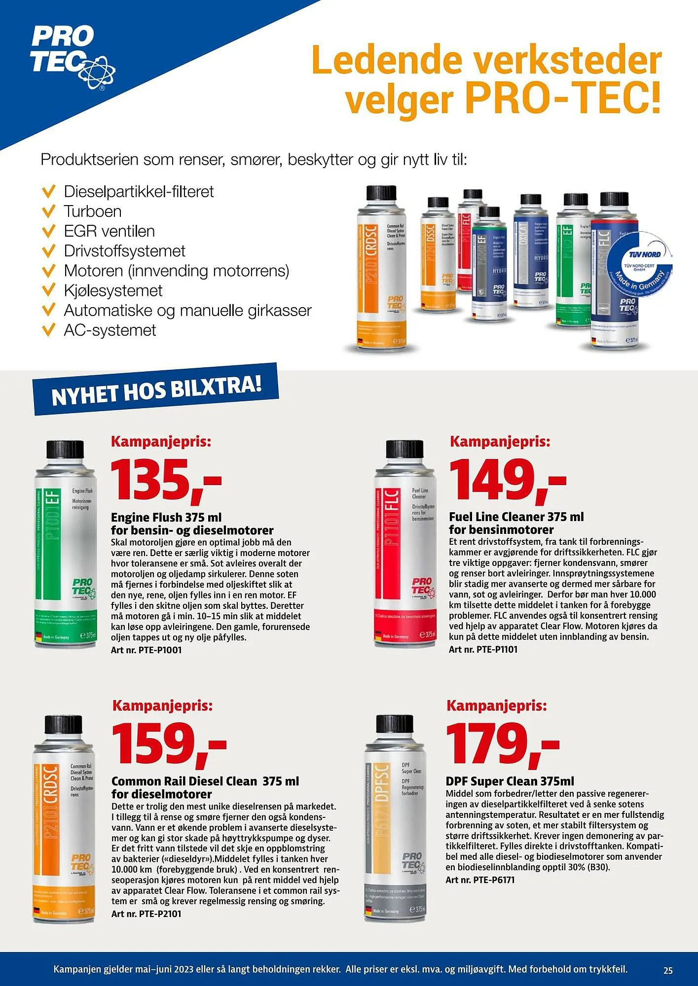 Bilxtra Kundeavis fra 2. september til 31. oktober 2023 - kundeavisside 25