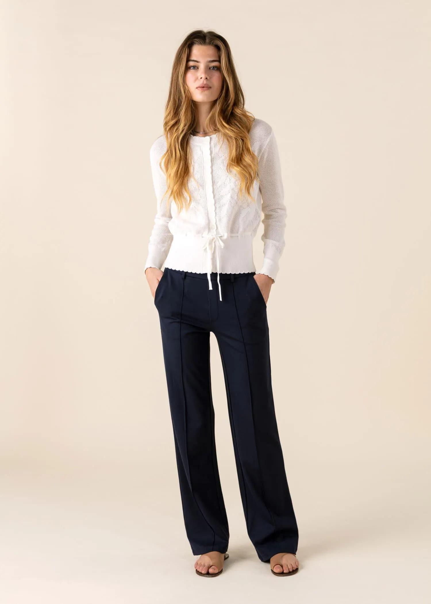 Utsvängda jerseybyxor