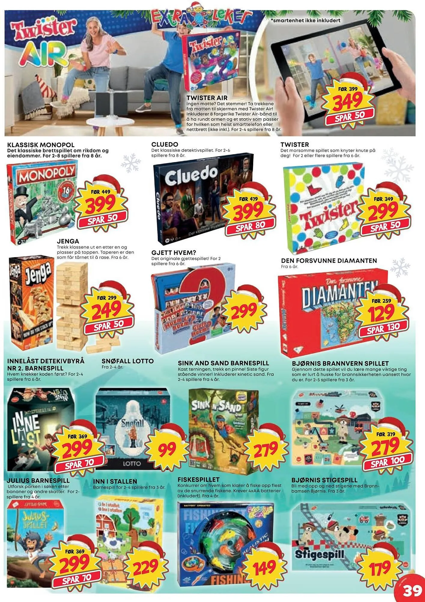 Extra Leker Kundeavis fra 14. november til 24. desember 2023 - kundeavisside 39