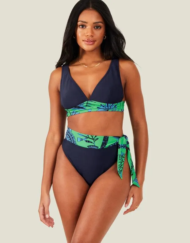 Fan Band Bikini Briefs Blue