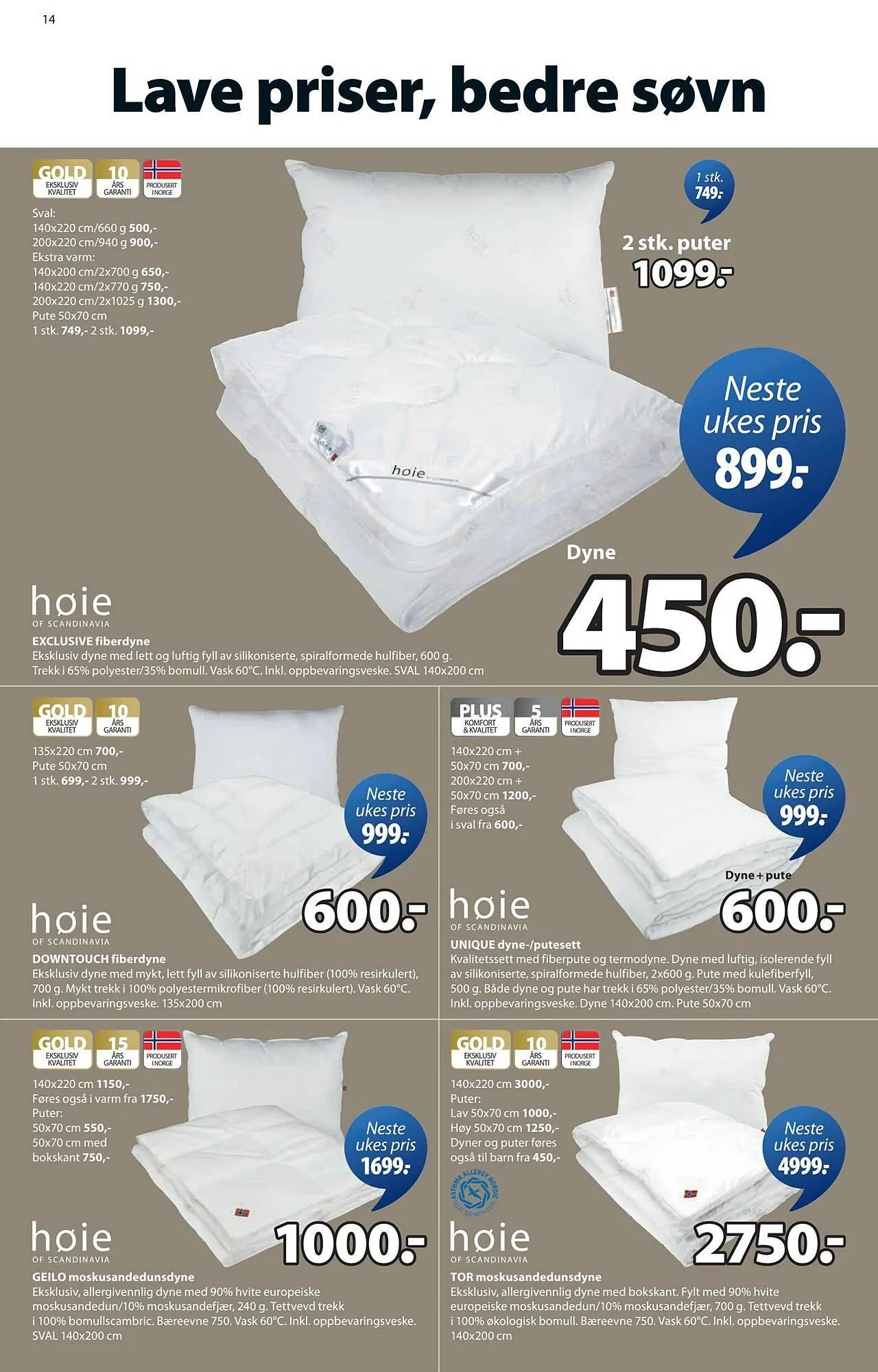 JYSK kundeavis fra 23. februar til 1. mars 2026 - kundeavisside 14