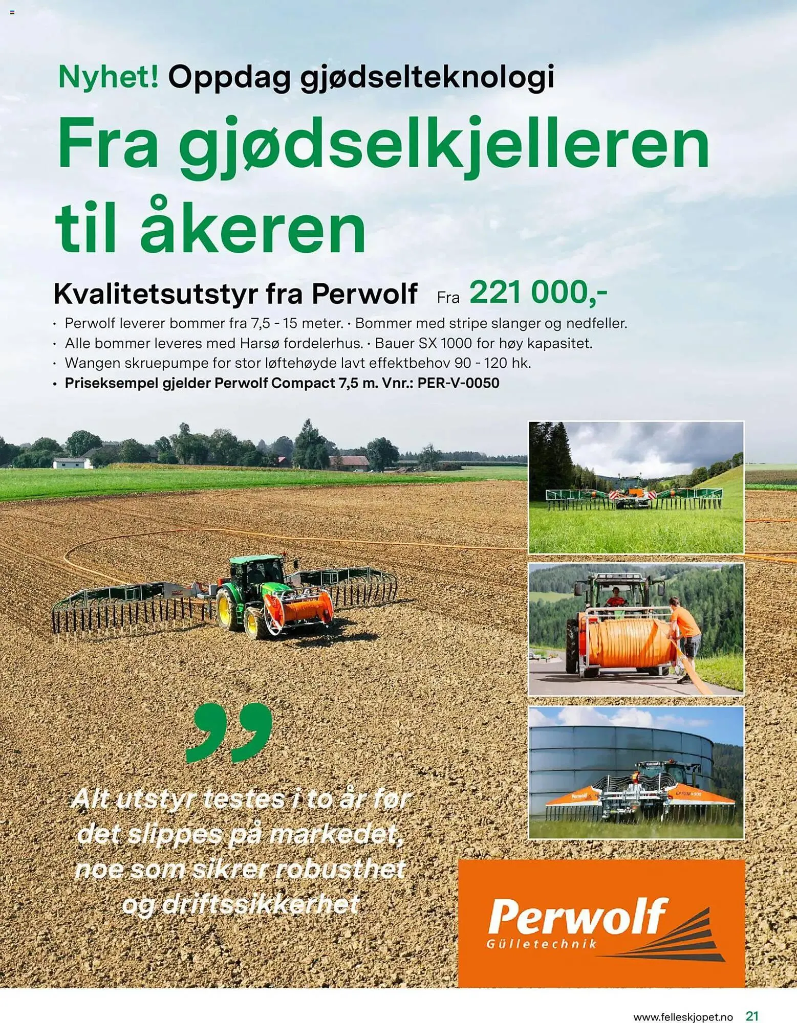 Felleskjøpet kundeavis fra 15. april til 3. januar 2027 - kundeavisside 21