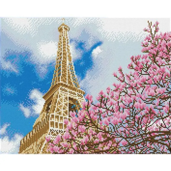 Diamond Dotz La Tour Eiffel – diamond painting, 40×50 cm, 24500 dotz