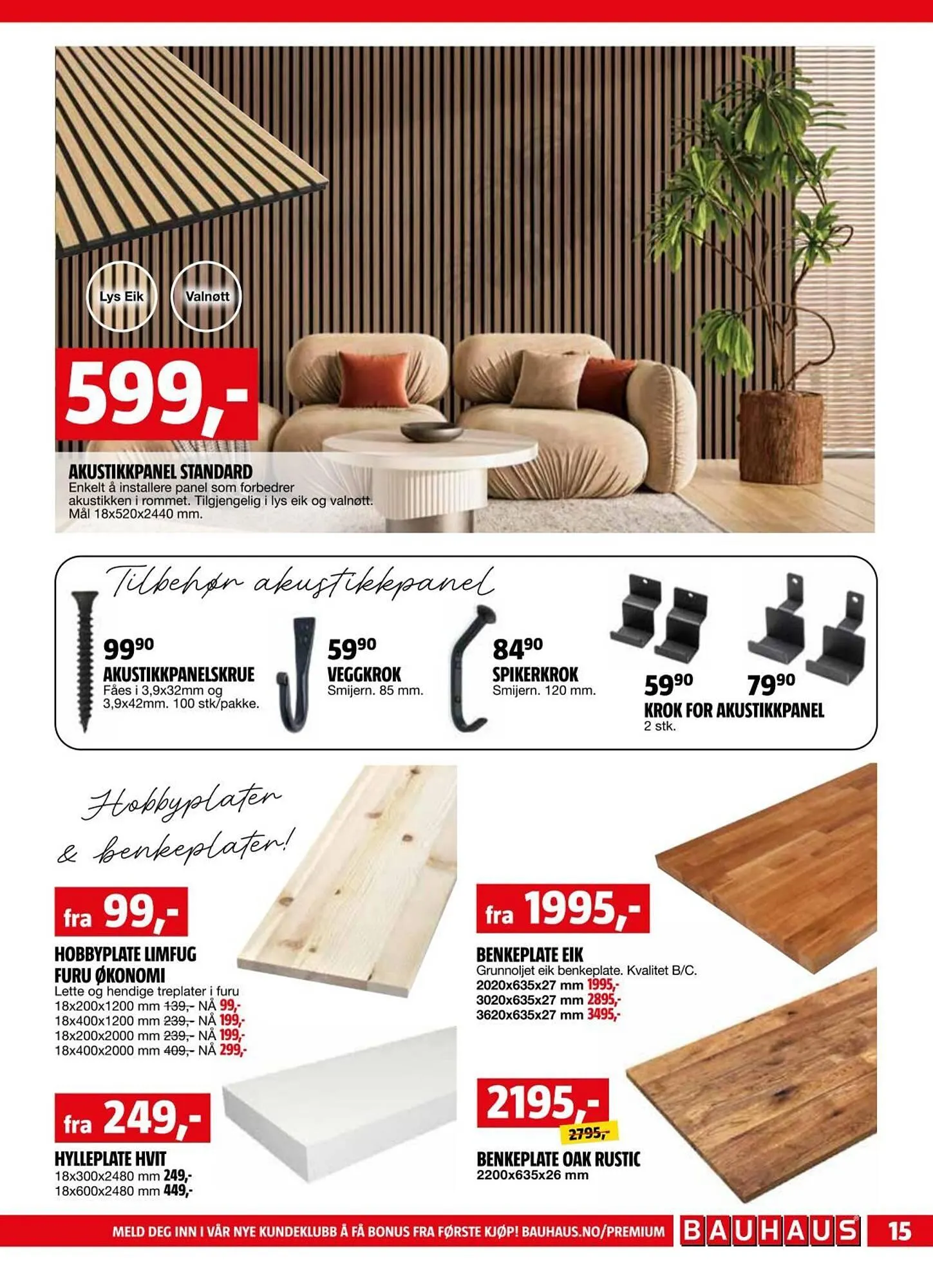 Bauhaus Kundeavis fra 3. mars til 16. mars 2025 - kundeavisside 15