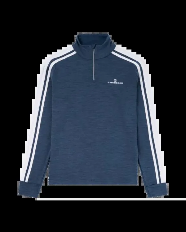 Amundsen 5mila Half-Zip Lines Womens Faded Navy