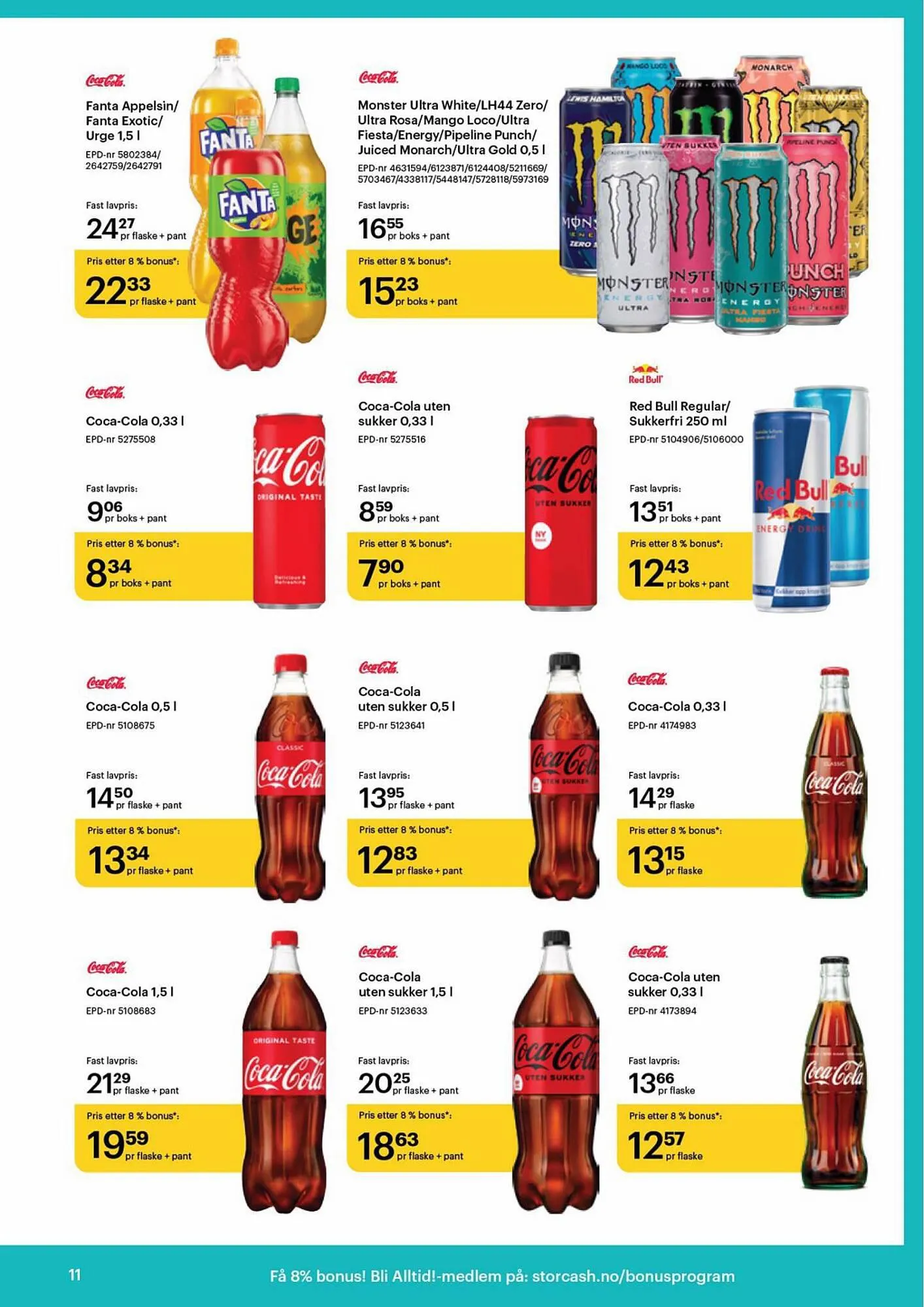 Storcash Kundeavis fra 7. august til 9. september 2023 - kundeavisside 11