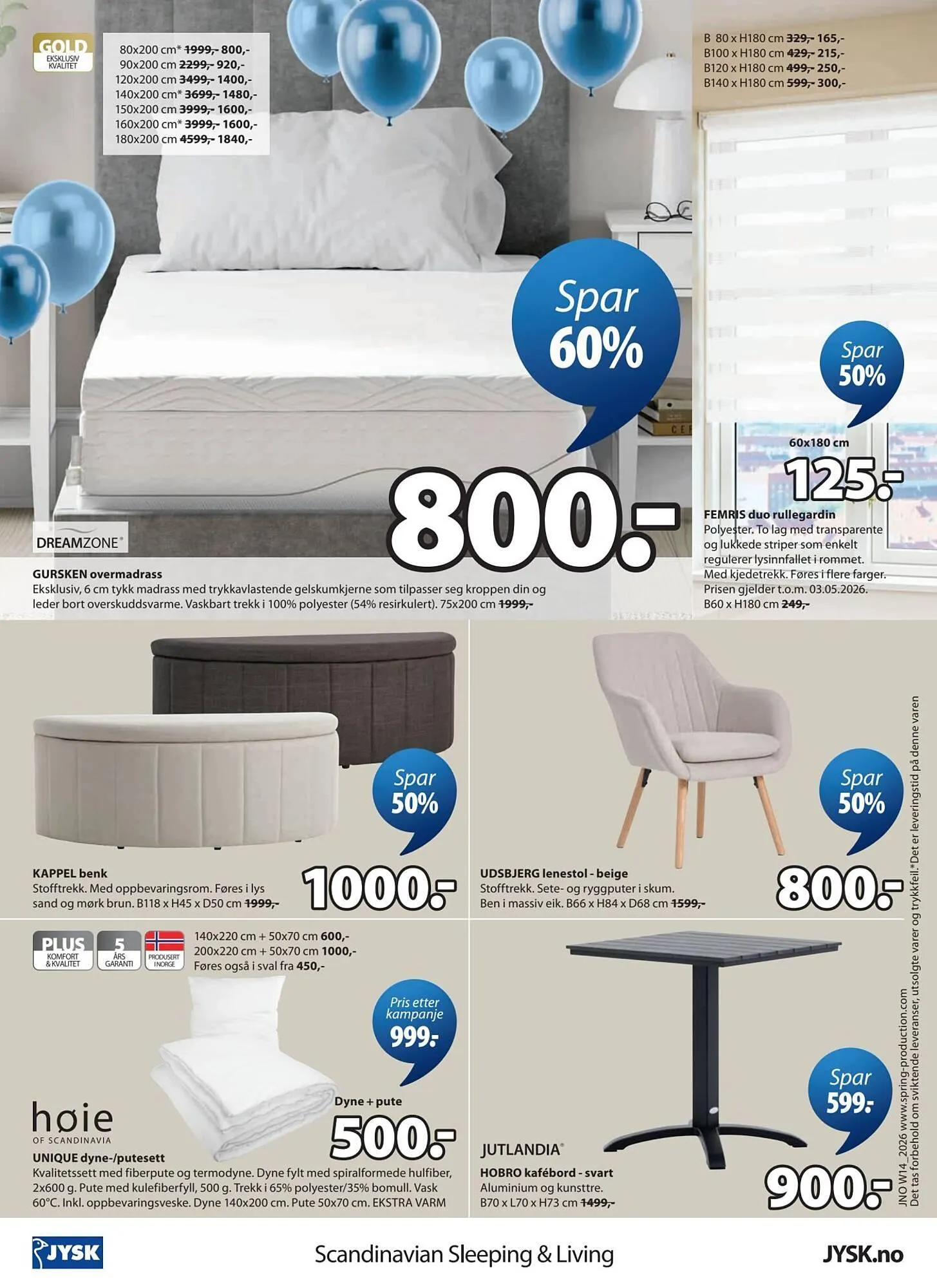 JYSK kundeavis fra 30. mars til 12. april 2026 - kundeavisside 24