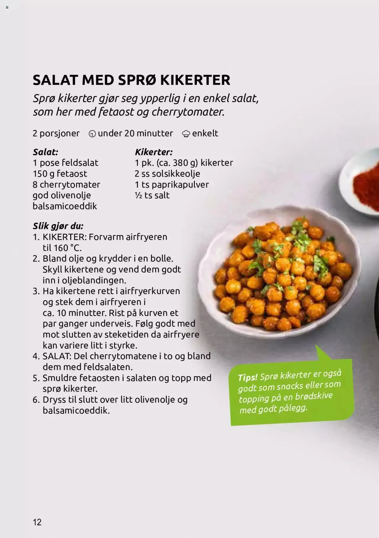 Joker - Gode oppskrifter med airfryer fra 1. august til 31. desember 2023 - kundeavisside 12