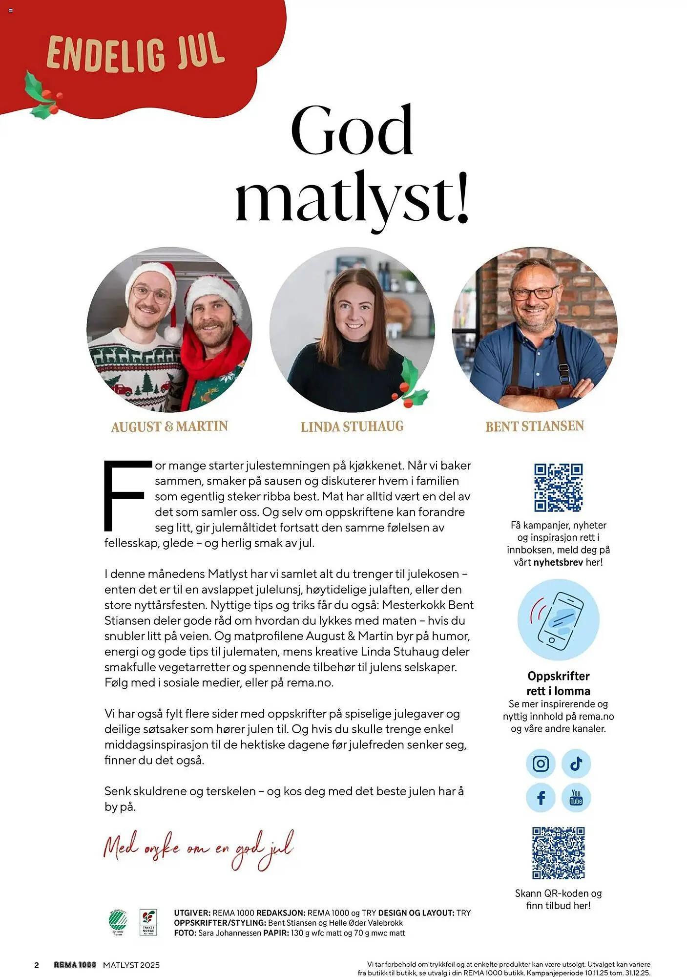 Rema 1000 kundeavis fra 11. november til 23. januar 2026 - kundeavisside 2