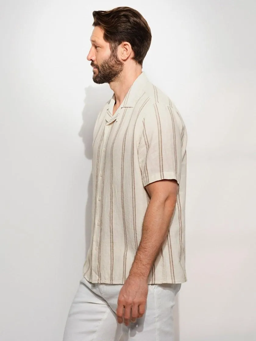 Bormio stripete skjorte