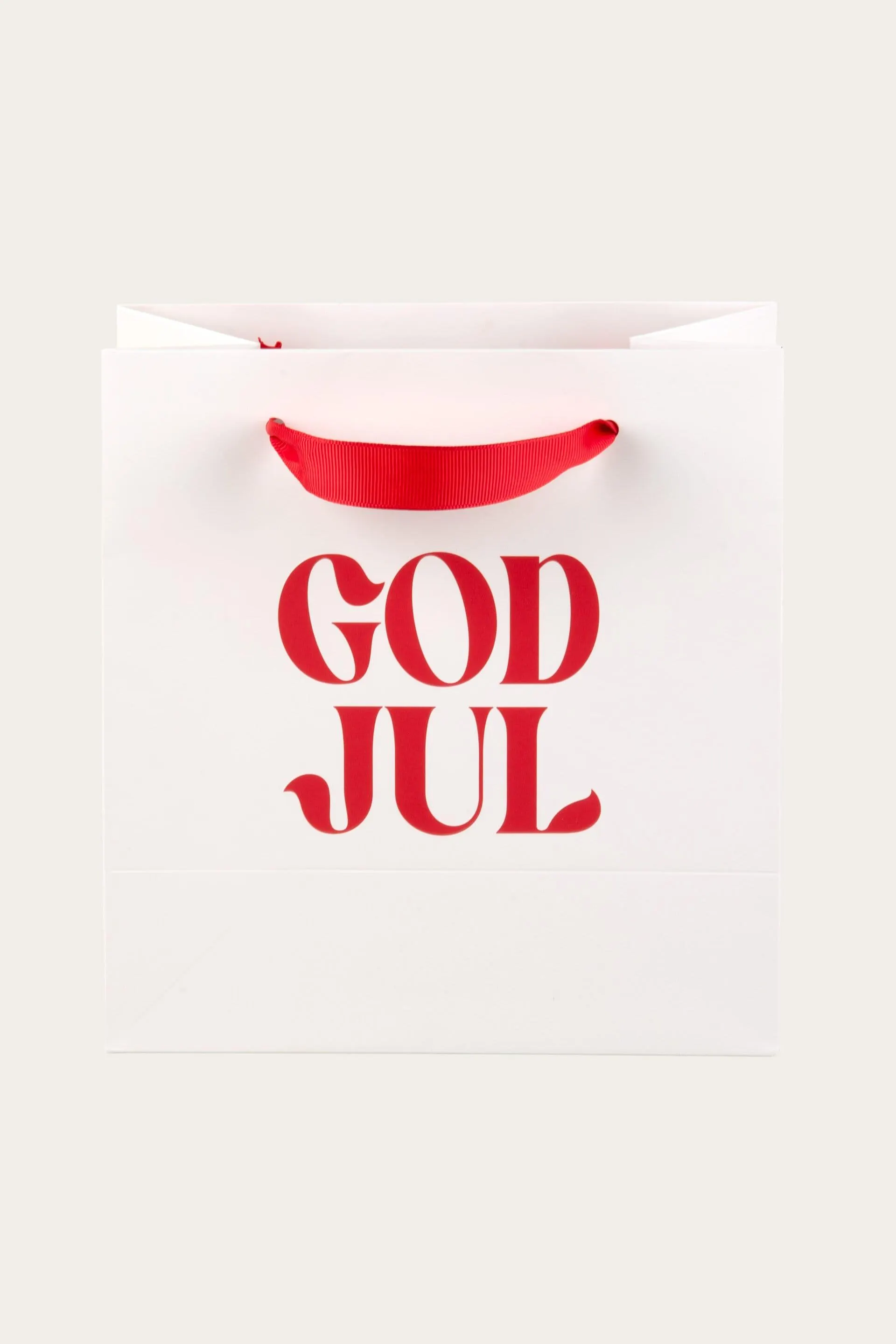 Presentpåse God jul offwhite | Interiør på nett | Lagerhaus.no