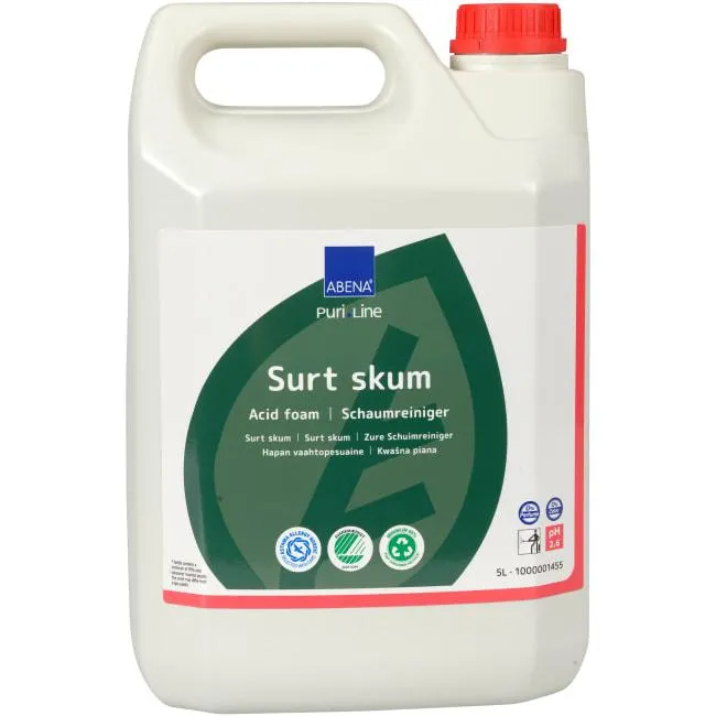 Skumrengjøring Abena Puri-Line surt 5l