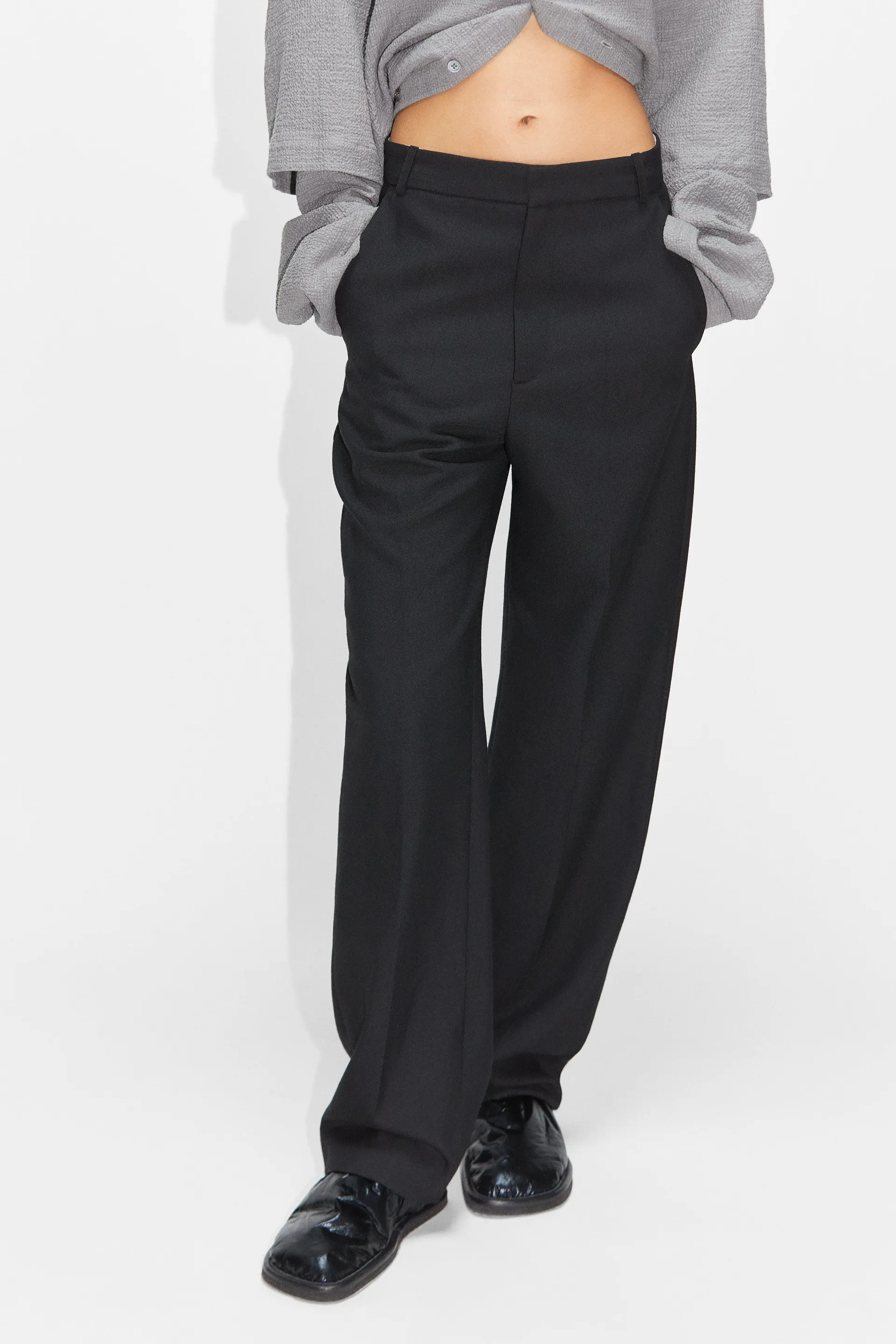 Straight-leg Suit Trousers