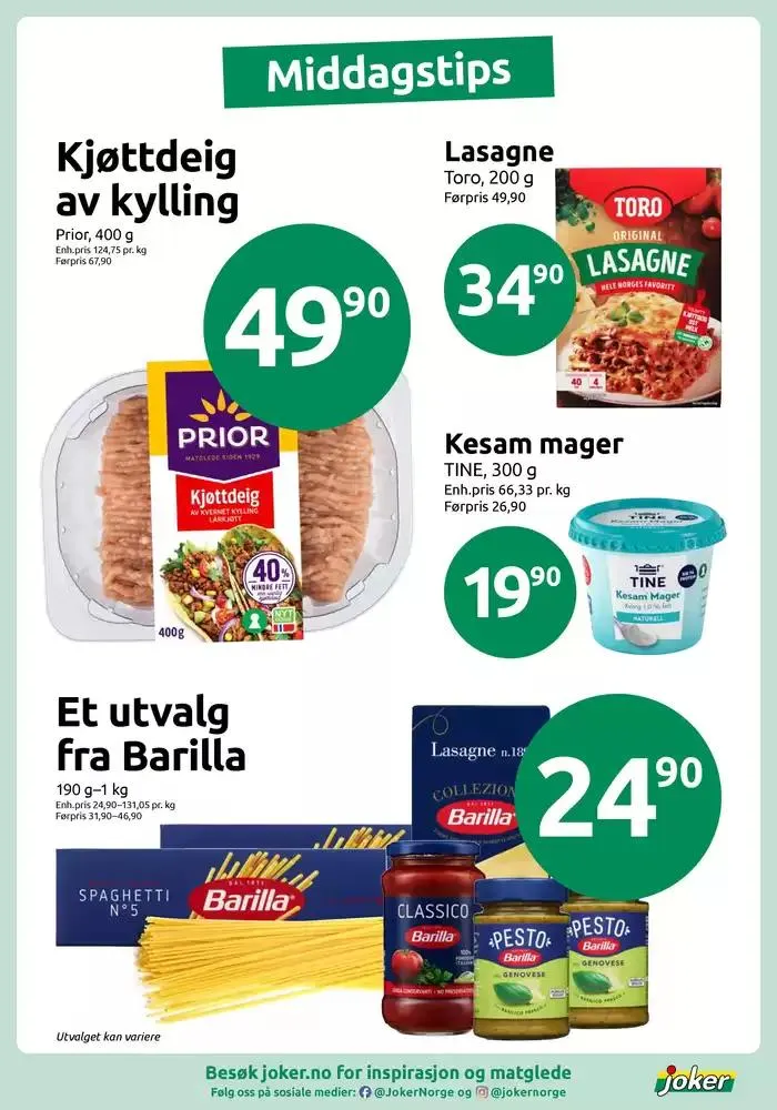 Joker Kundeavis fra 3. februar til 17. februar 2025 - kundeavisside 4