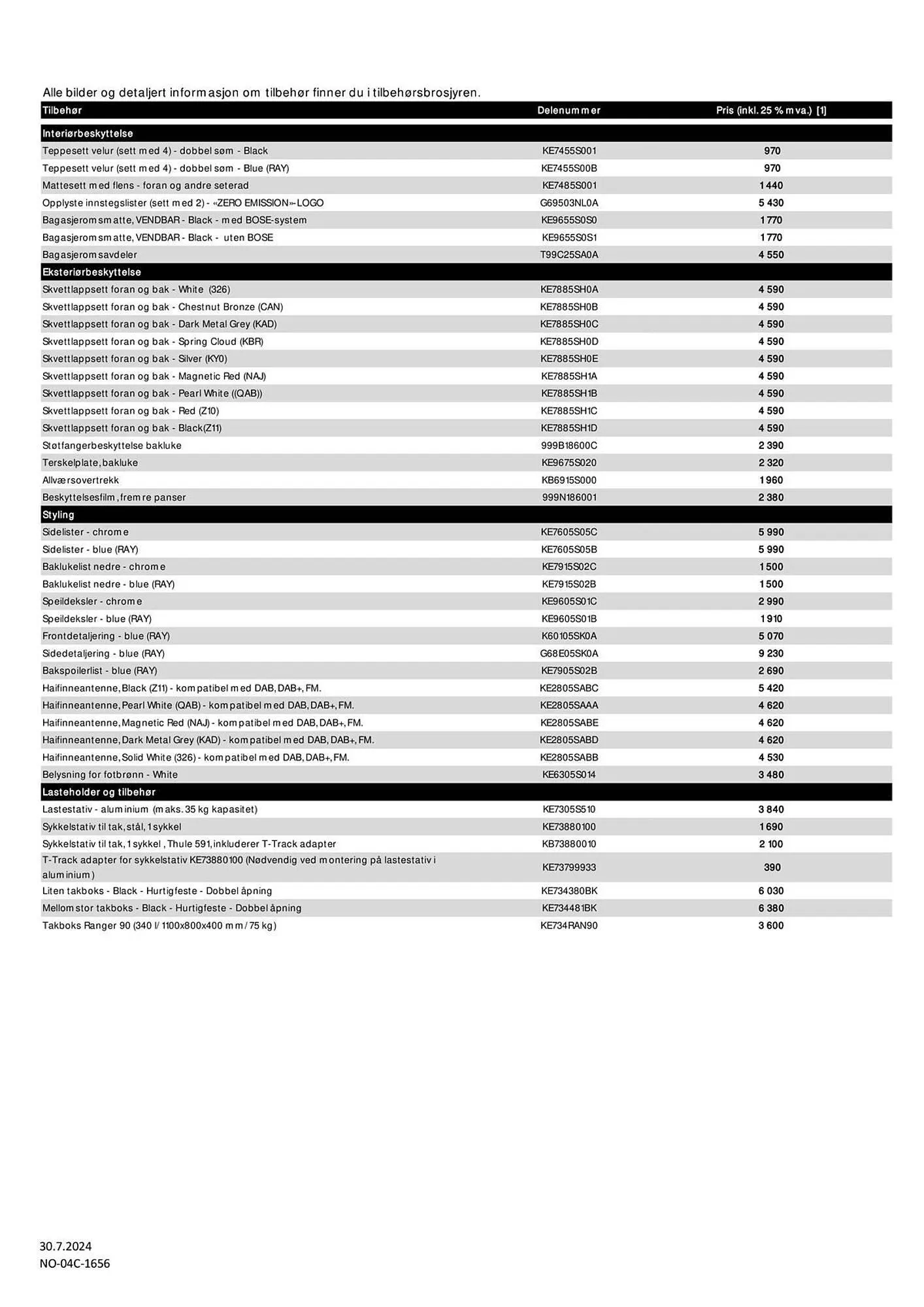 Nissan Kundeavis fra 31. juli til 31. juli 2025 - kundeavisside 10
