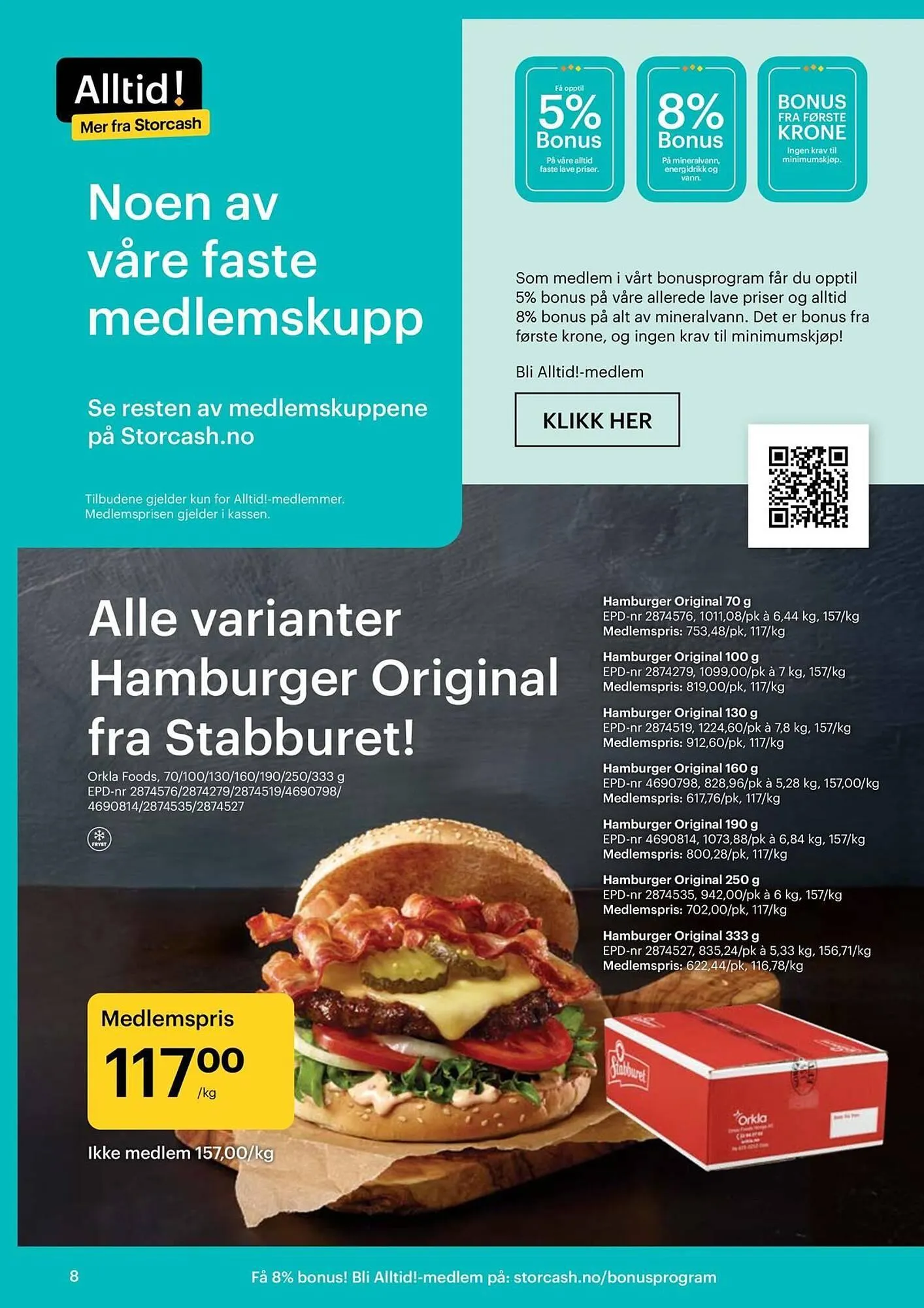 Storcash kundeavis fra 8. desember til 10. januar 2026 - kundeavisside 8