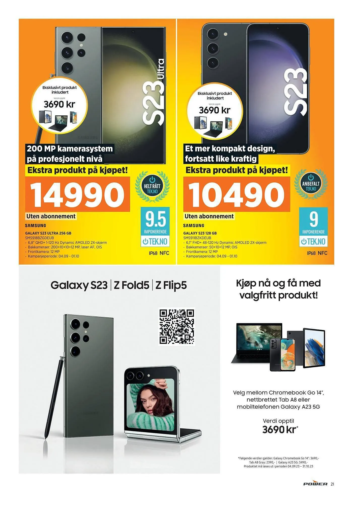 POWER Kundeavis fra 3. september til 10. september 2023 - kundeavisside 21