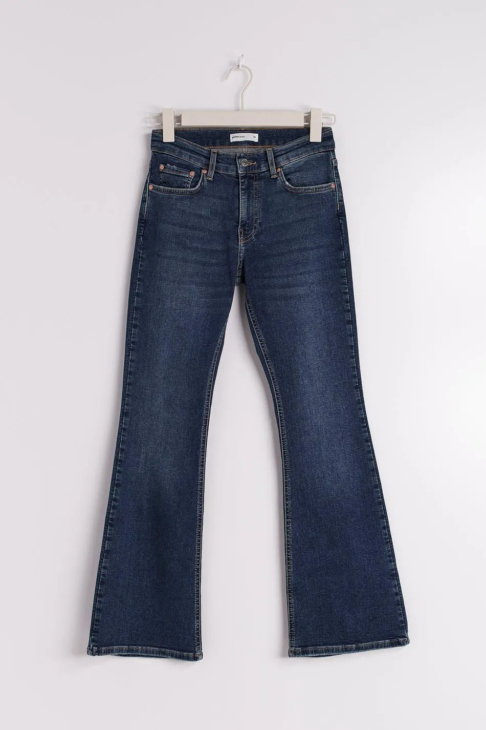 Low waist petite bootcut jeans