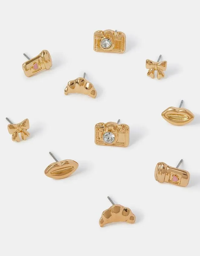 5-Pack Weekend Stud Earrings