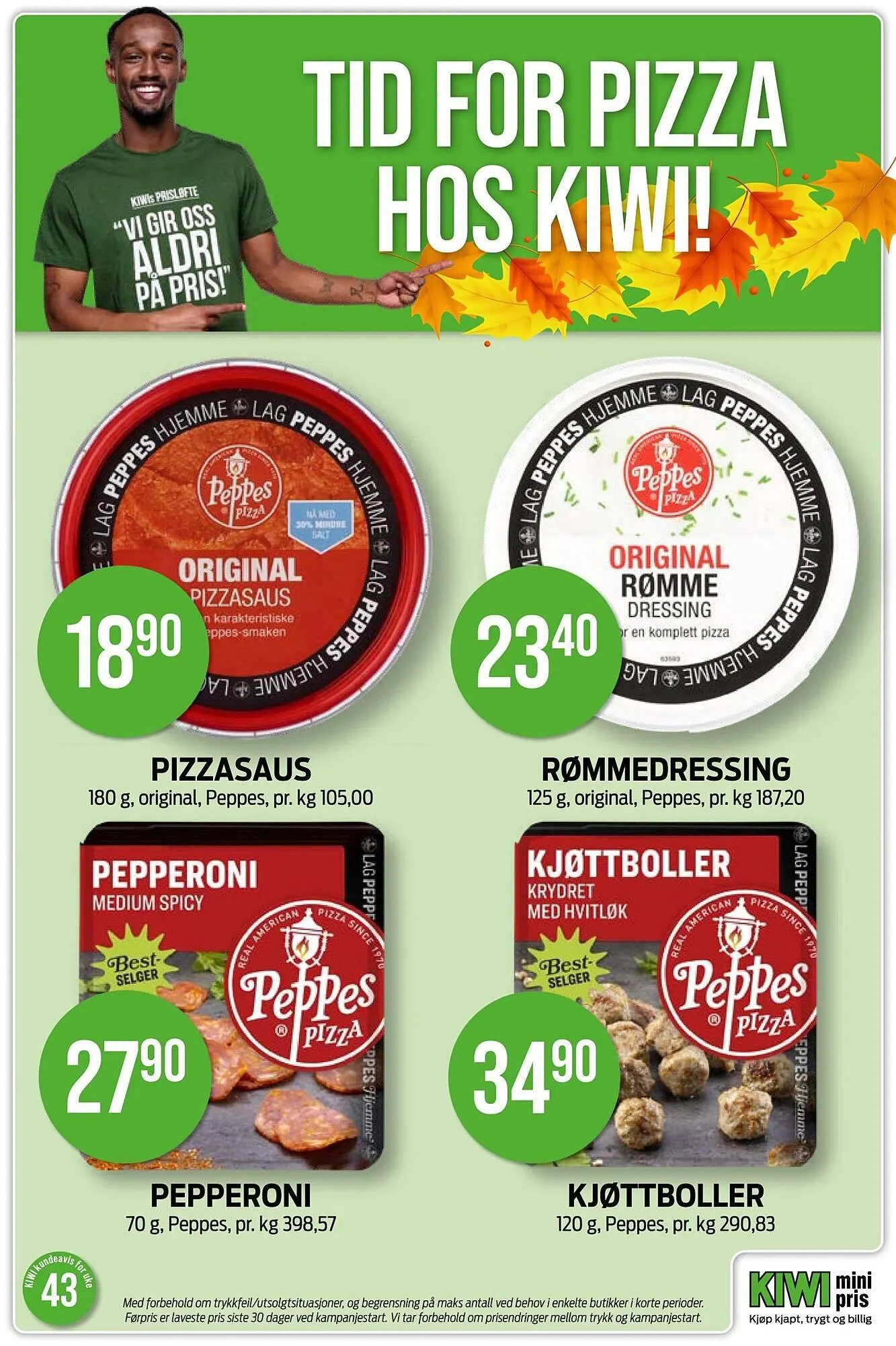 Kiwi kundeavis fra 20. oktober til 26. oktober 2025 - kundeavisside 14