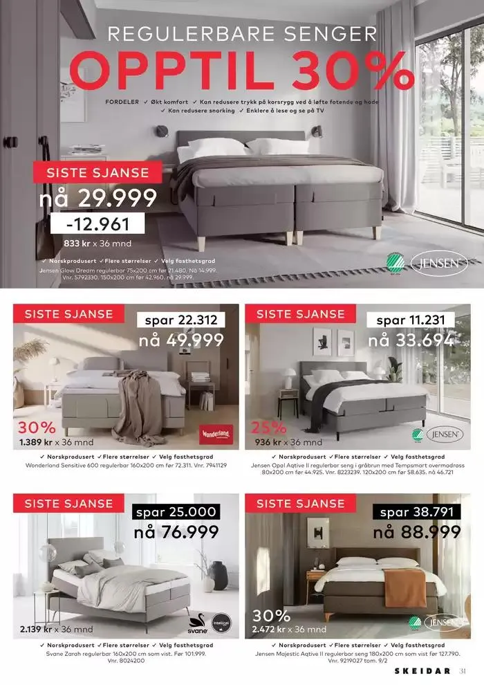 Skeidar Kundeavis fra 1. februar til 15. februar 2025 - kundeavisside 31