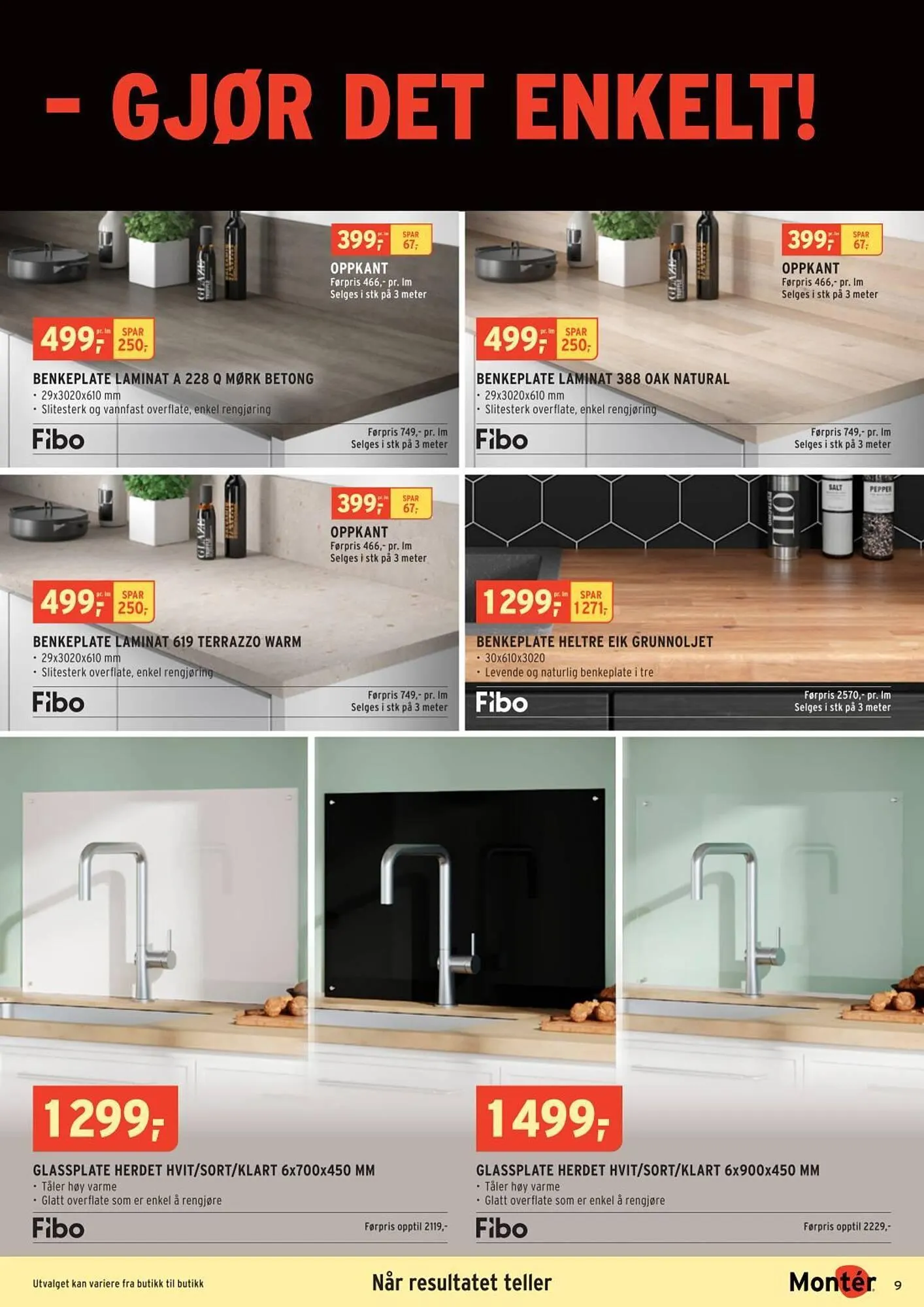 Montér Kundeavis fra 3. mars til 22. mars 2025 - kundeavisside 9