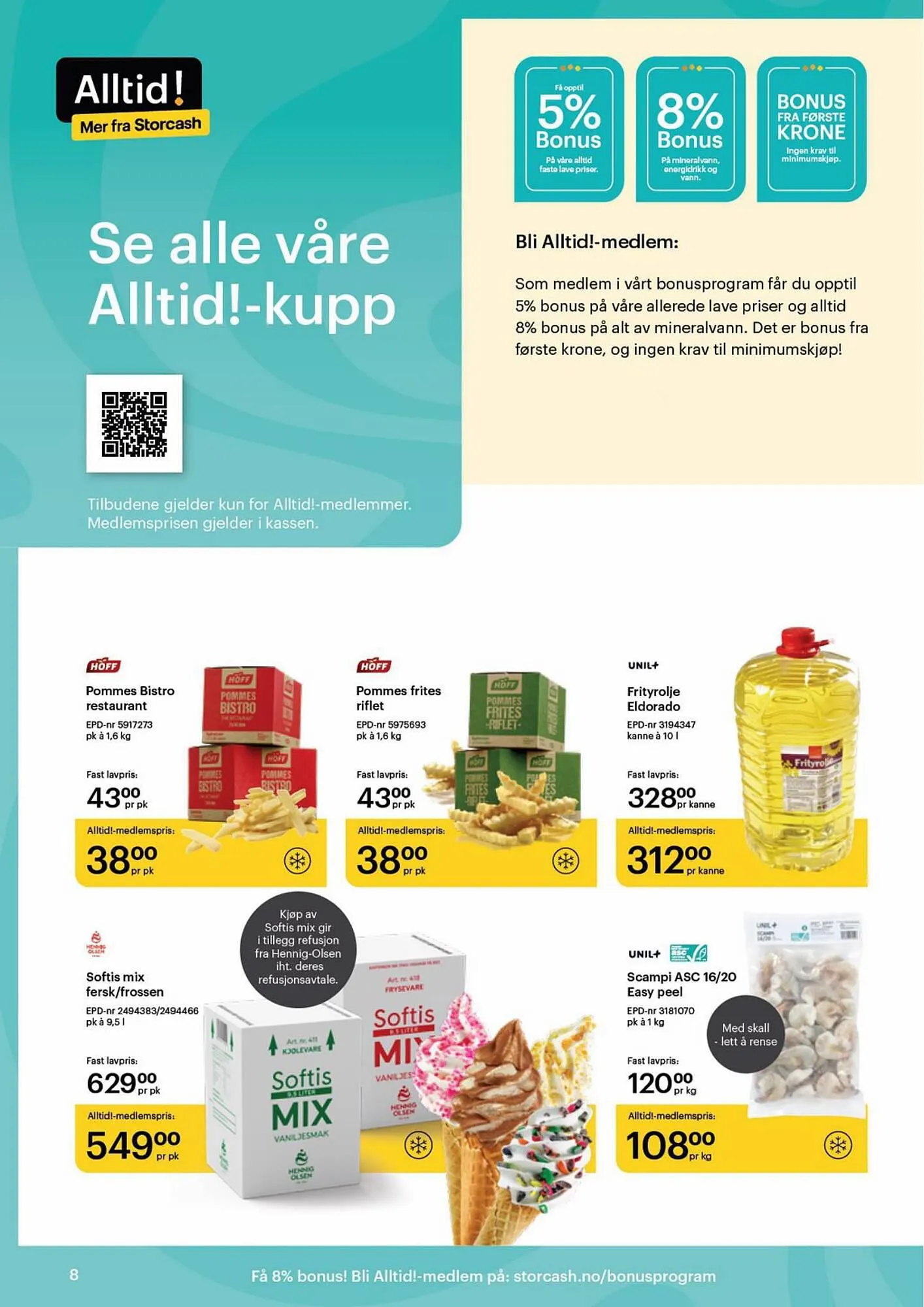 Storcash Kundeavis fra 10. juli til 5. august 2023 - kundeavisside 8