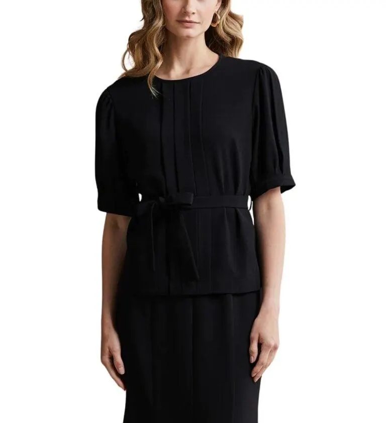 Albertina Blouse – Sort