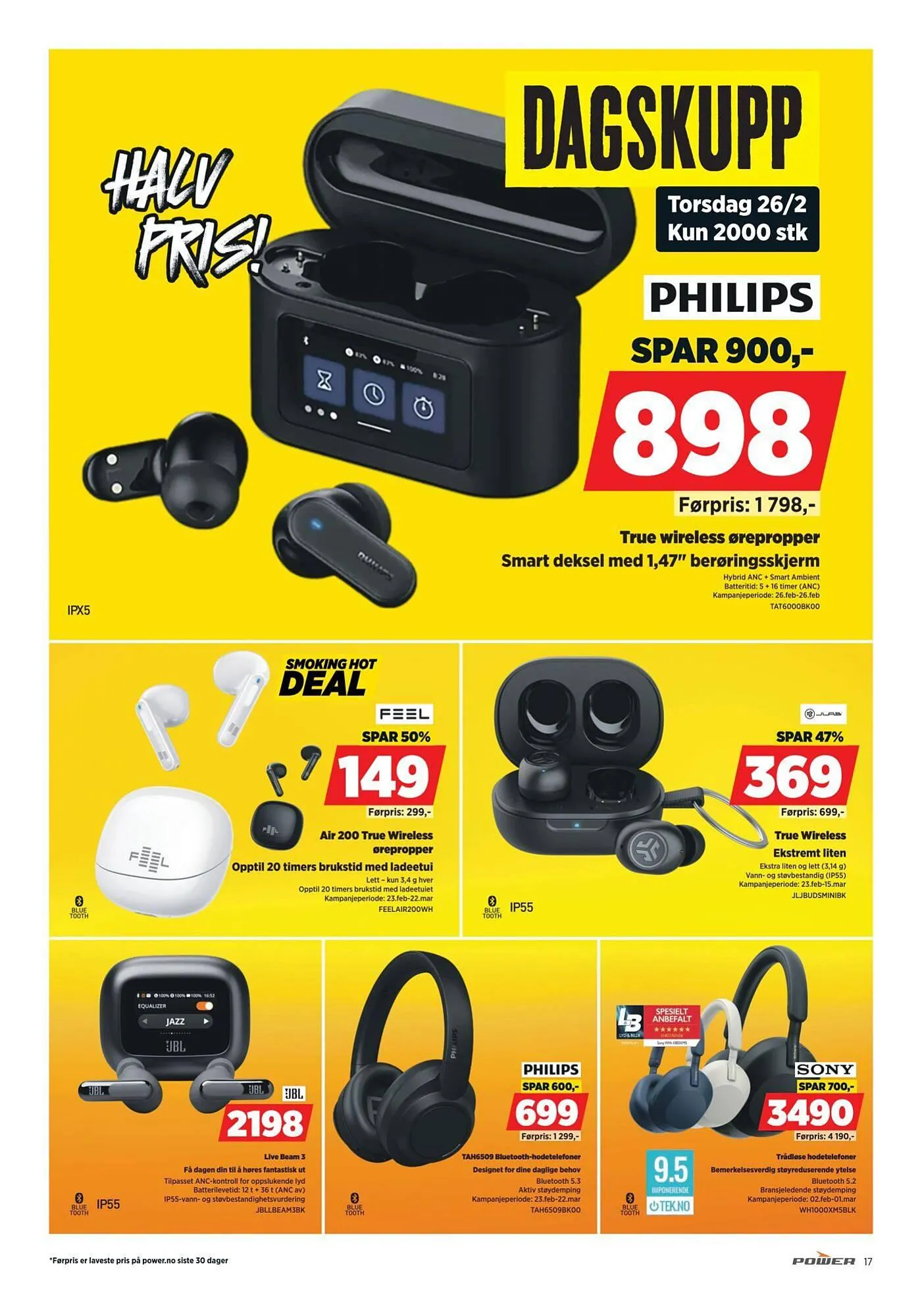 POWER kundeavis fra 23. februar til 2. mars 2026 - kundeavisside 17