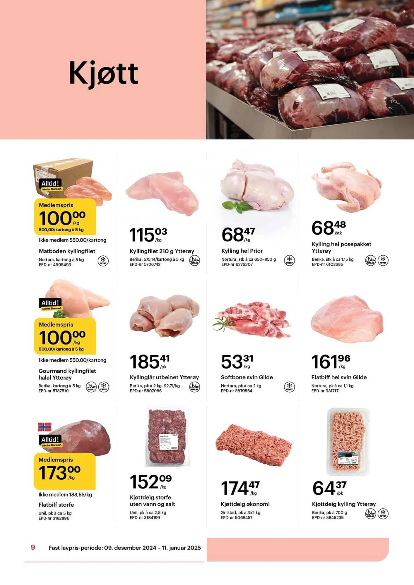 Storcash Kundeavis fra 9. desember til 11. januar 2025 - kundeavisside 9