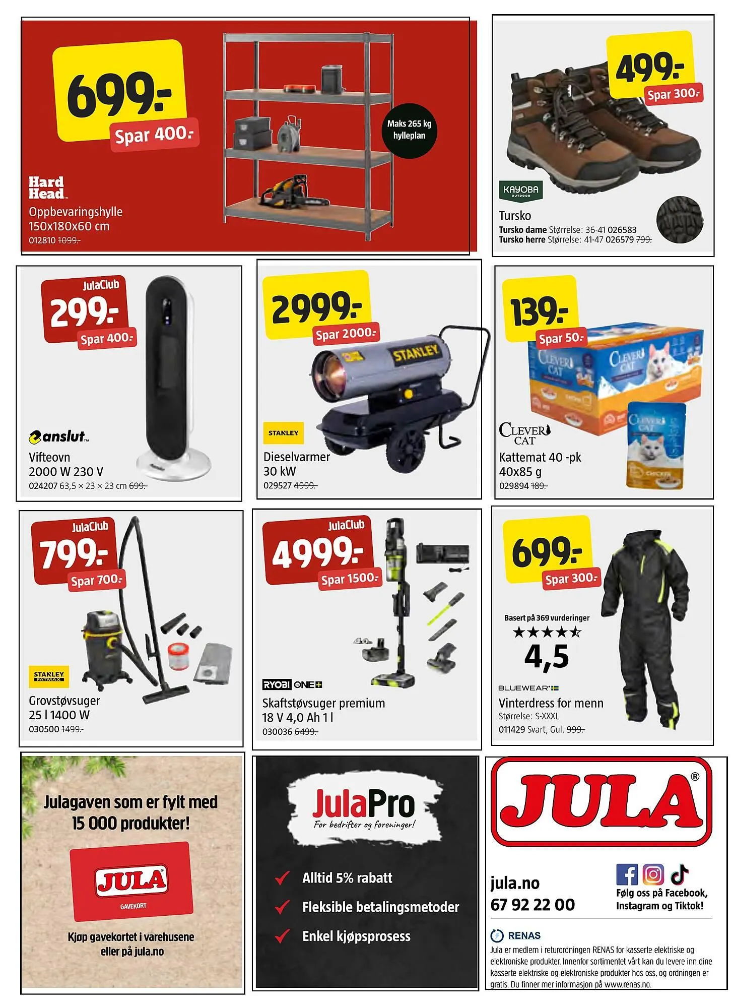 Jula kundeavis fra 30. oktober til 12. november 2025 - kundeavisside 13