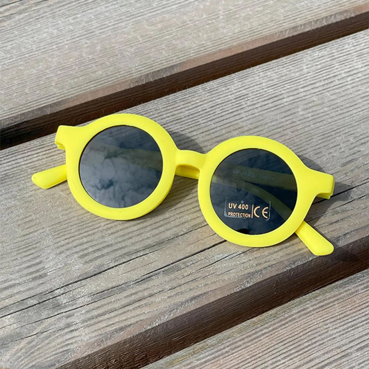 Troller | Suneyes Solbrille til barn i Silikon | 0-4 år | Gul