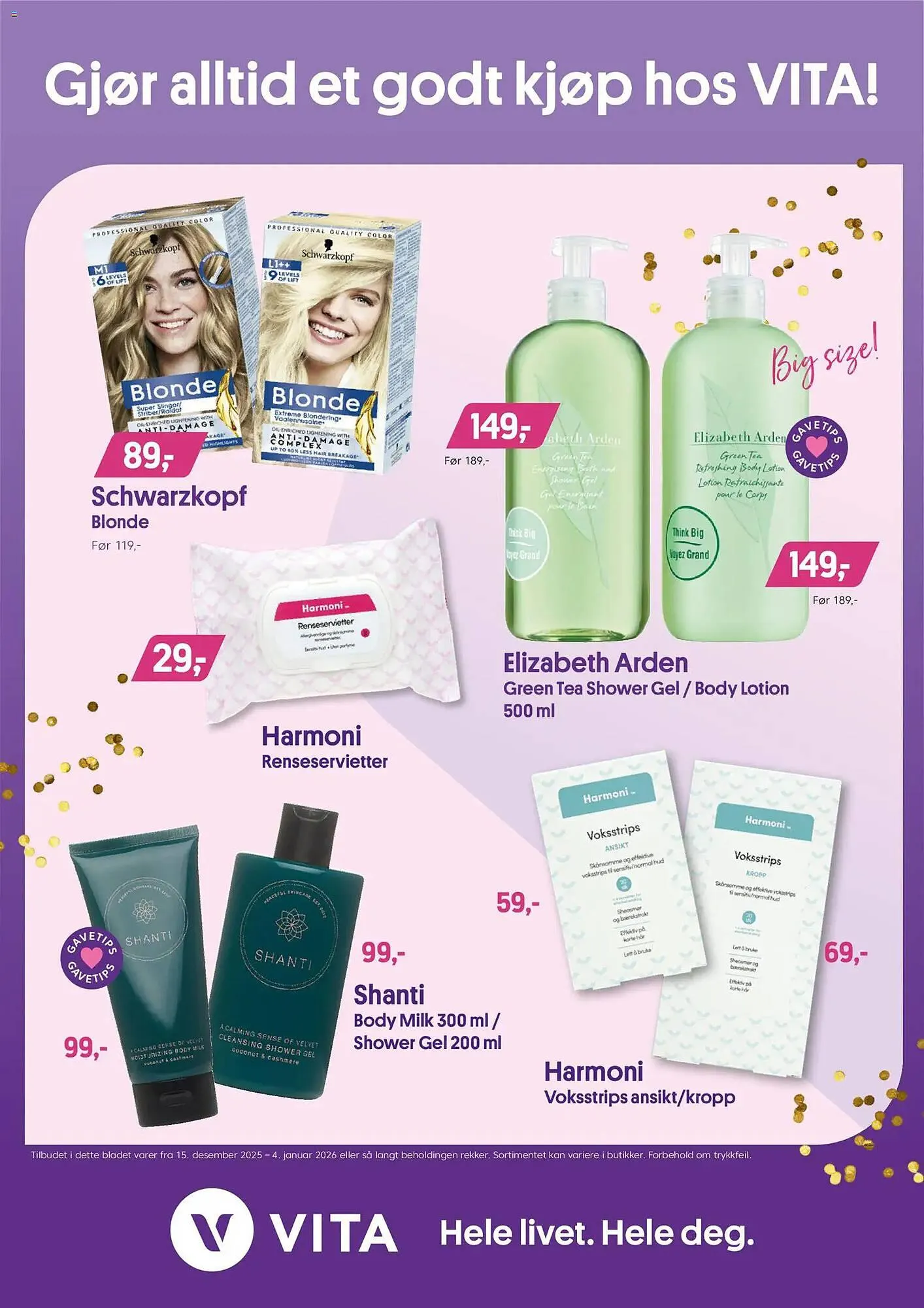 VITA kundeavis fra 15. desember til 4. januar 2026 - kundeavisside 12