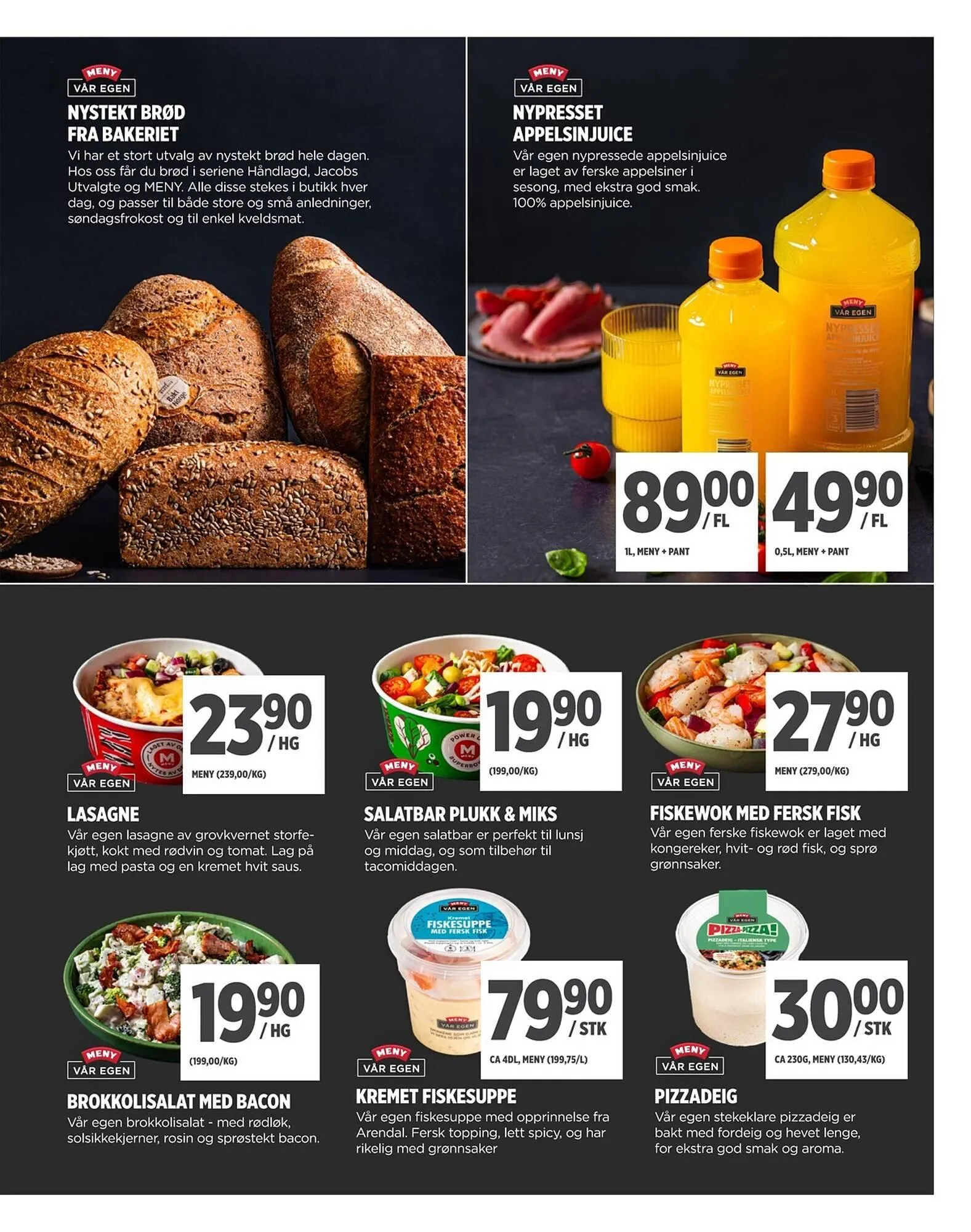 Meny kundeavis fra 23. mars til 4. april 2026 - kundeavisside 7