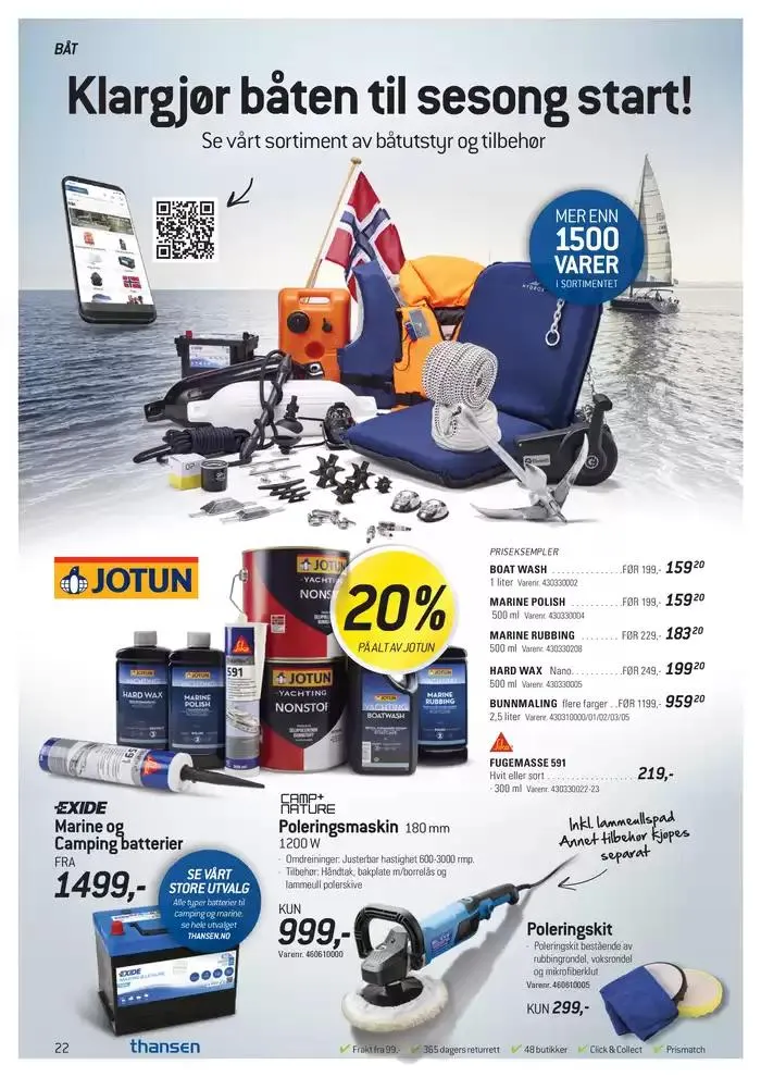 Aktuell kundeavis Thansen fra 26. februar til 25. mars 2025 - kundeavisside 22