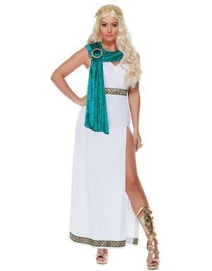 Gresk Toga Kostyme til Dame