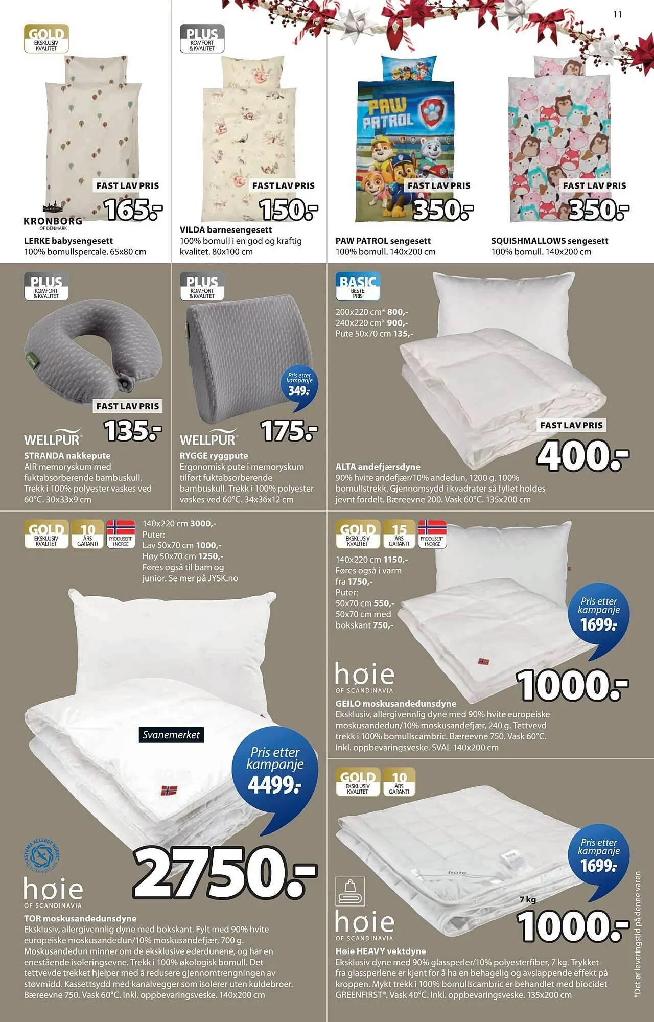 JYSK kundeavis fra 1. desember til 14. desember 2025 - kundeavisside 11