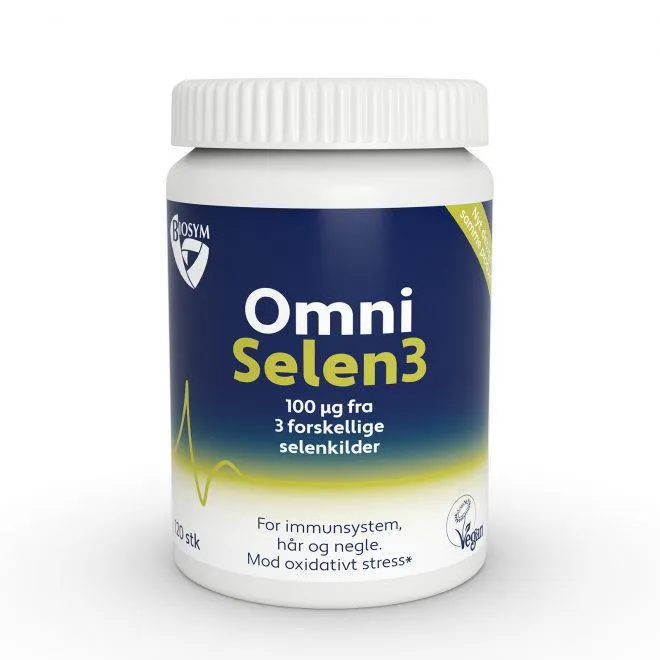 Biosym Omni Selen 3 100 µg 120 tabletter
