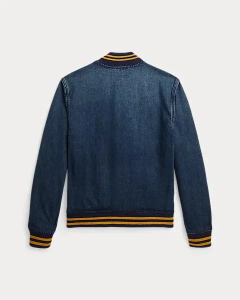 Denim Baseball Jacket