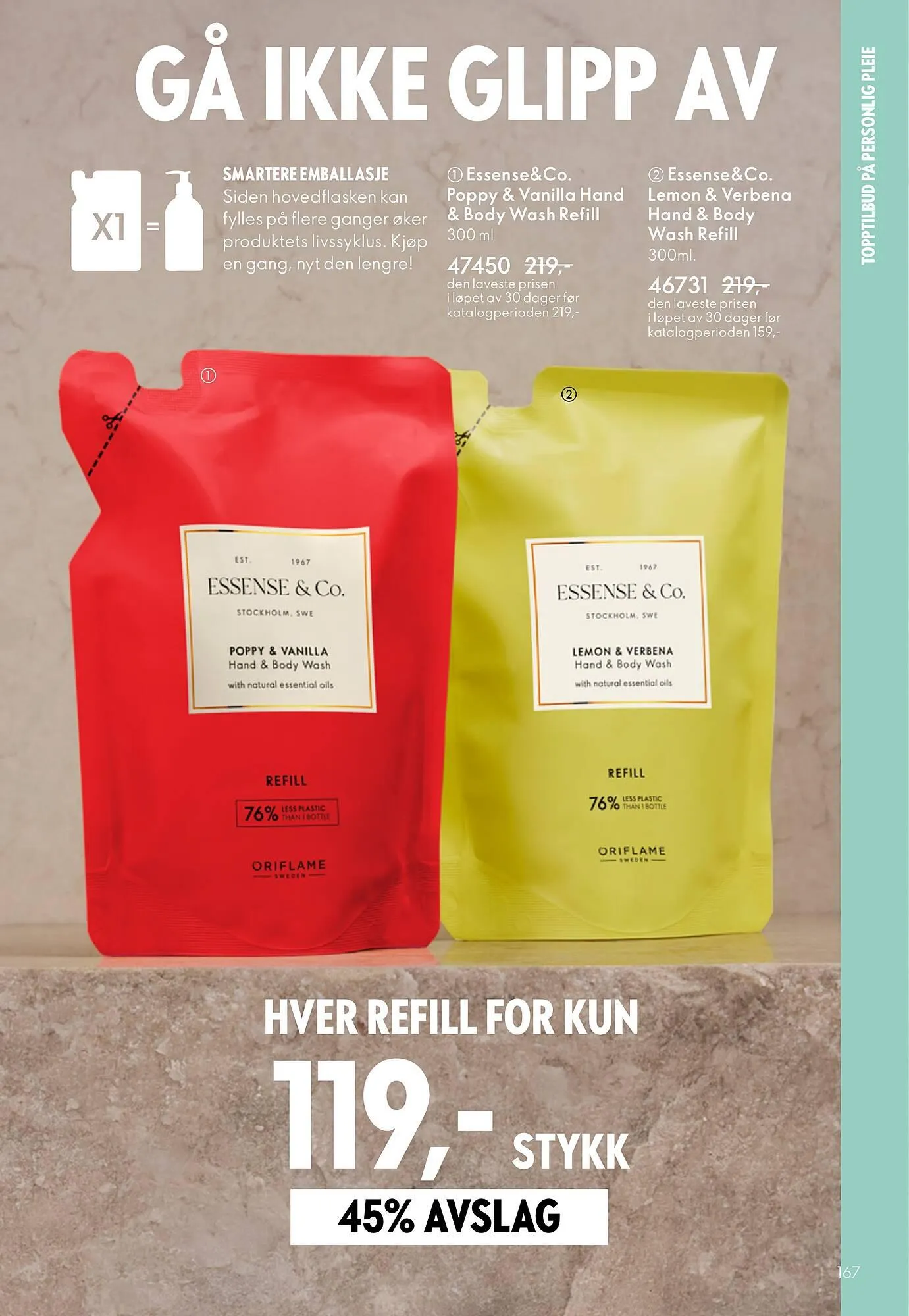 Oriflame katalog fra 18. februar til 10. mars 2026 - kundeavisside 167