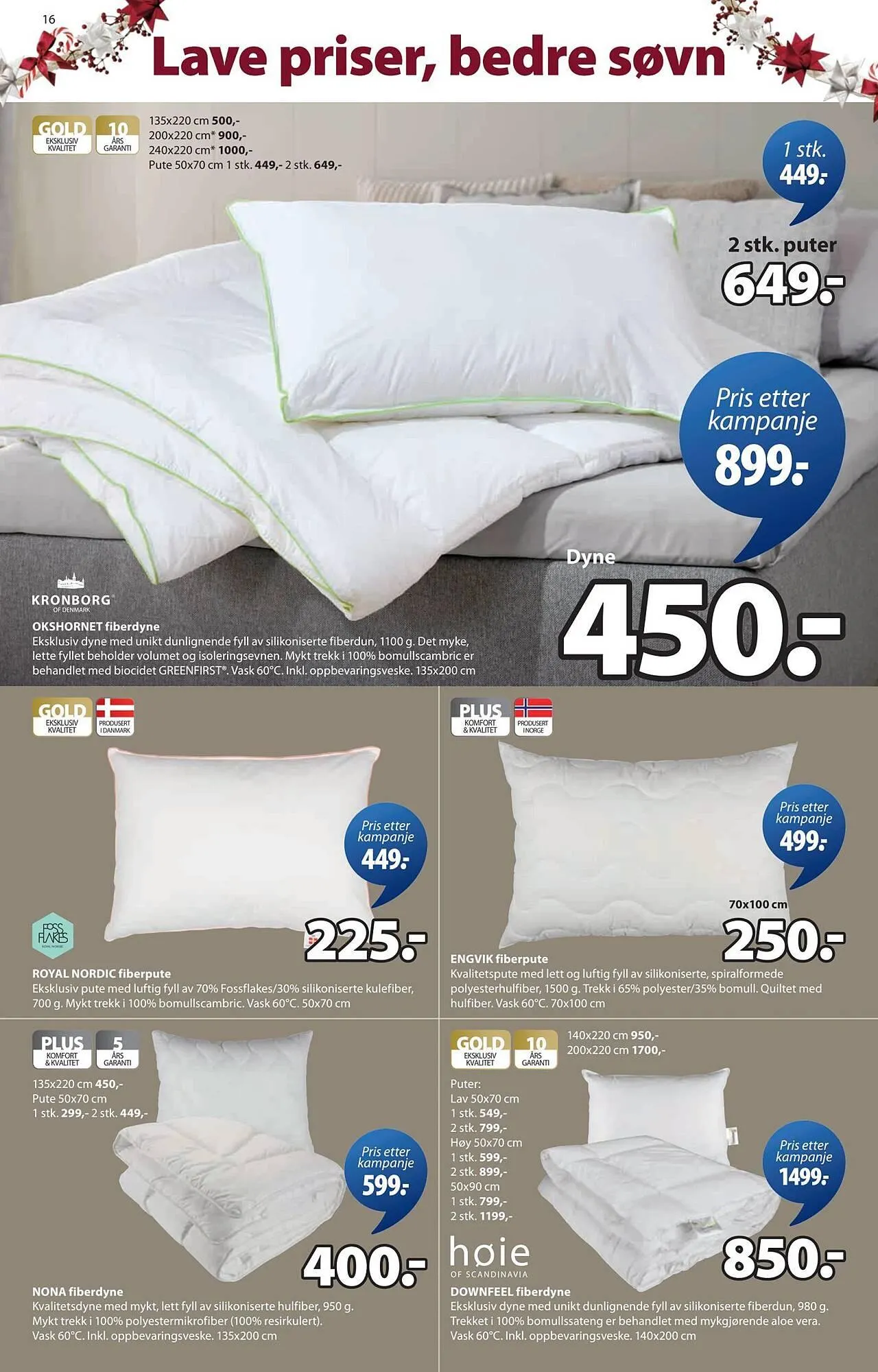 JYSK kundeavis fra 15. desember til 23. desember 2025 - kundeavisside 16