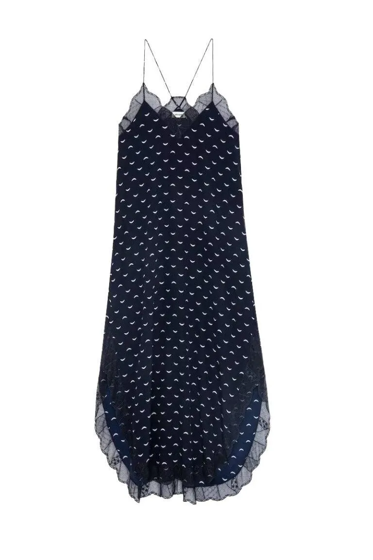 Ristyl Silk Dress – Sort