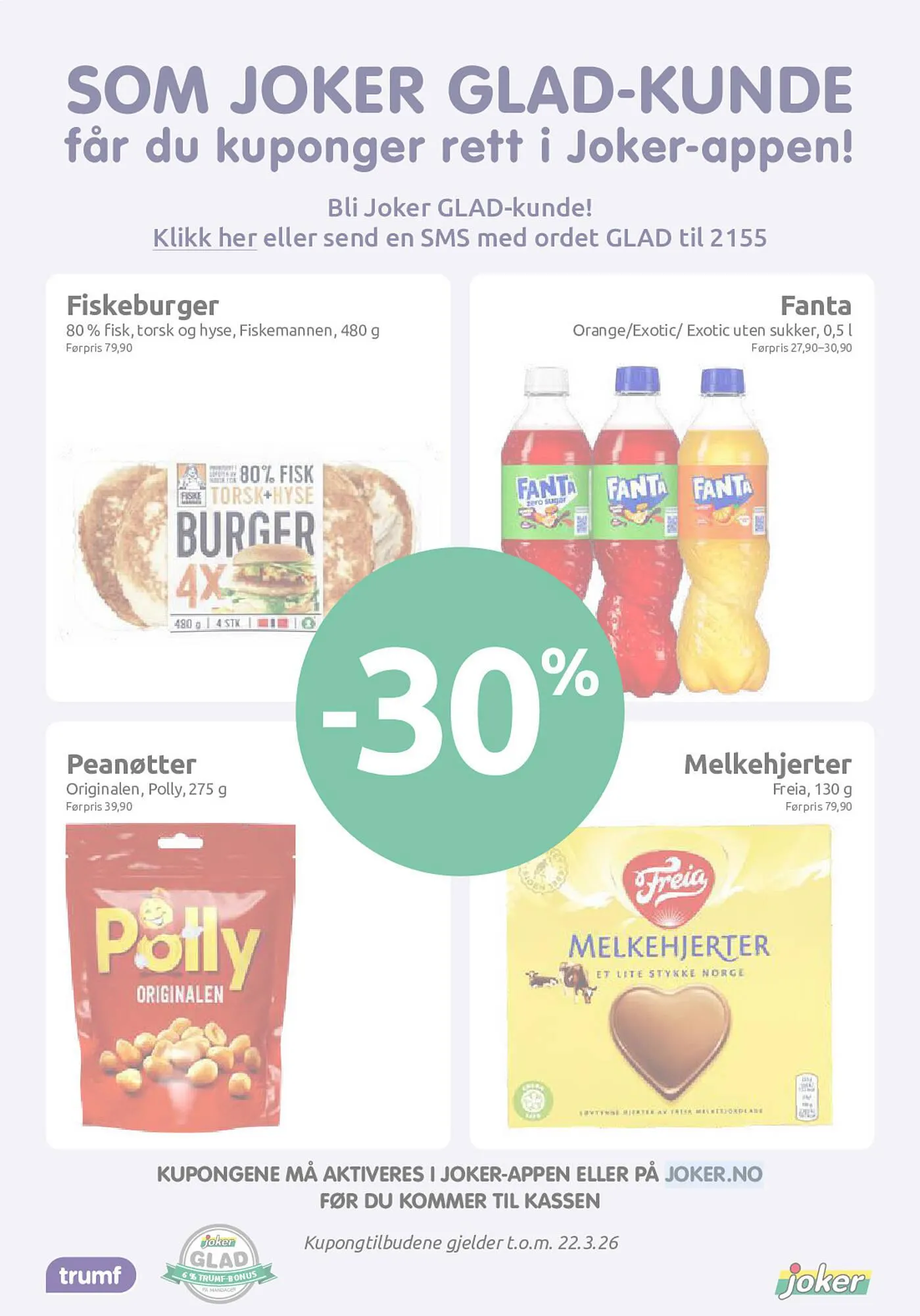 Joker kundeavis fra 9. mars til 21. mars 2026 - kundeavisside 21