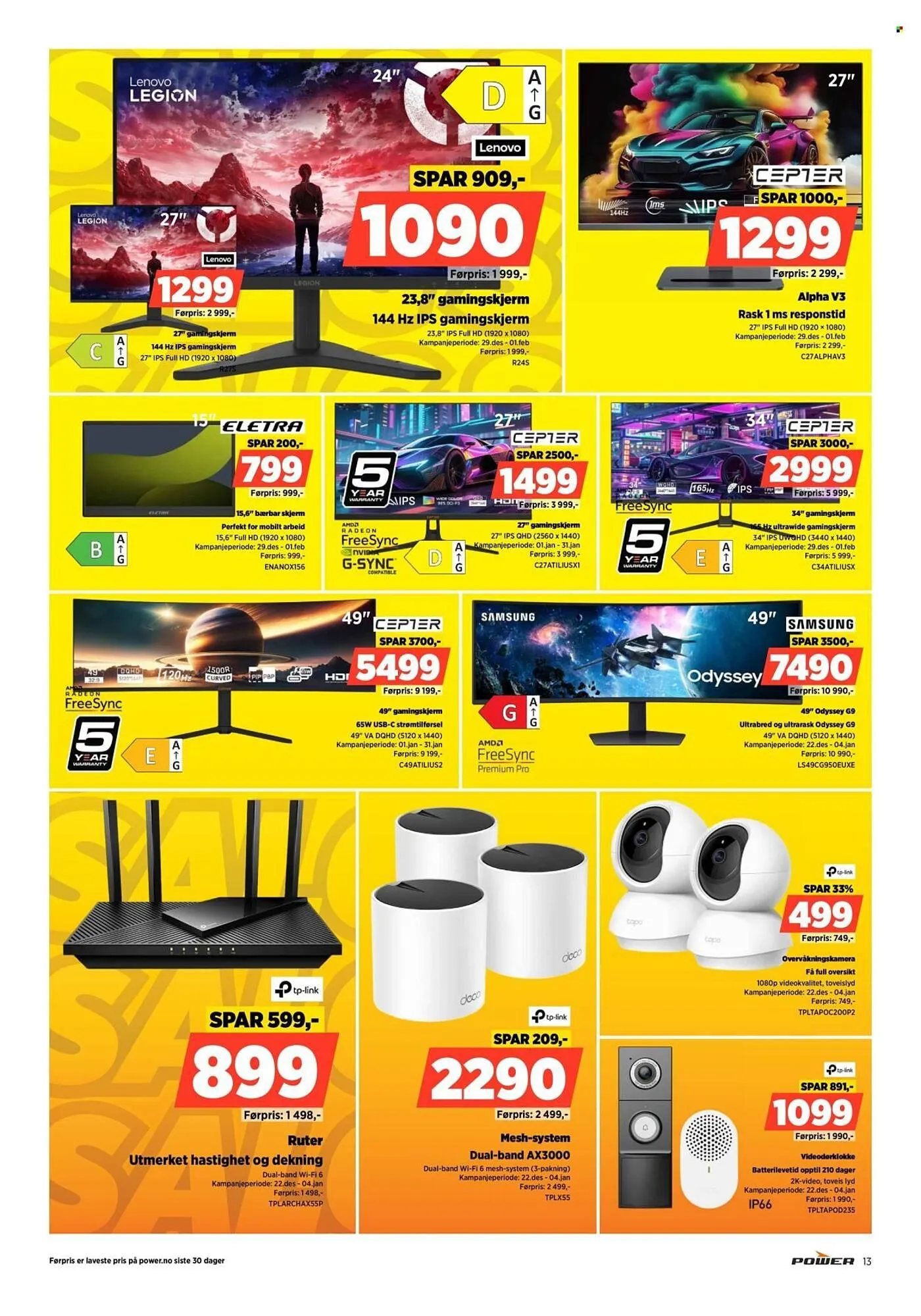 POWER kundeavis fra 1. januar til 4. januar 2026 - kundeavisside 13