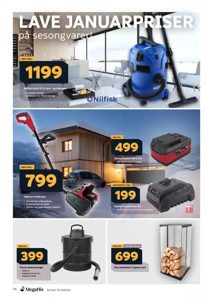 Megaflis Kundeavis fra 29. januar til 12. februar 2025 - kundeavisside 36