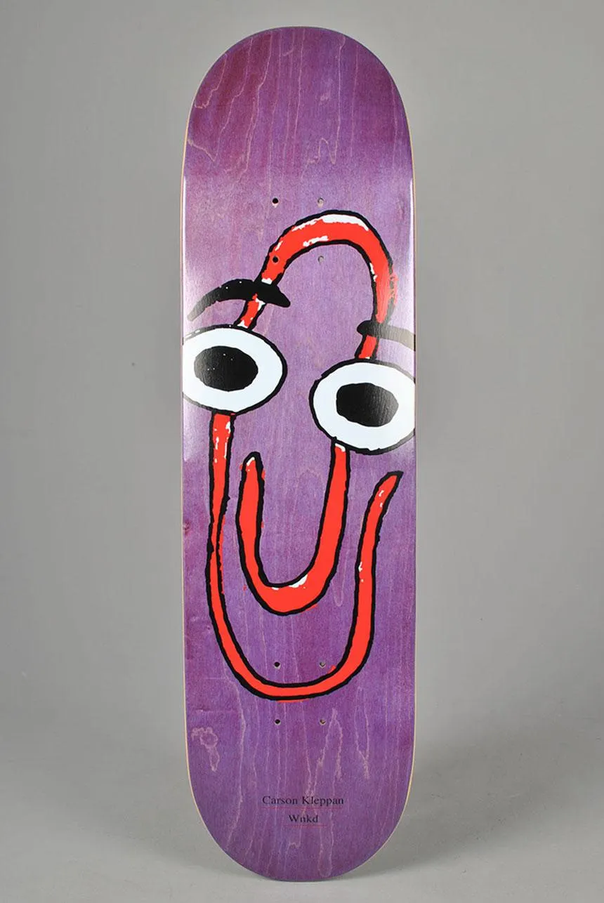 Weekend Skateboards K. Kleppan Purple Clip 8.375