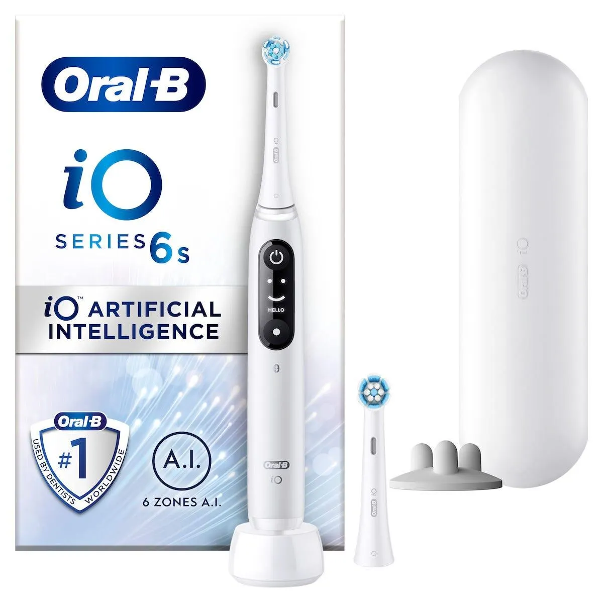 Oral-B iO 6 elektrisk tannbørste, 5 innstillinger