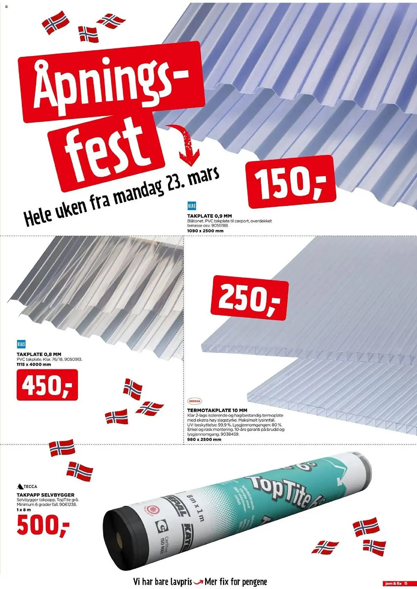 Jem & fix kundeavis fra 23. mars til 28. mars 2026 - kundeavisside 15